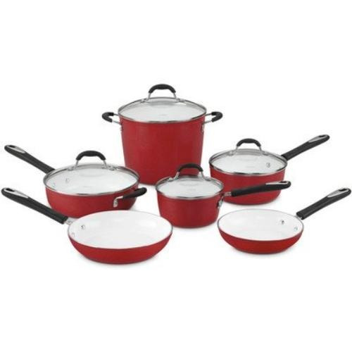 Set De Ollas Cuisinart De Cerámica 10 Piezas 5910r