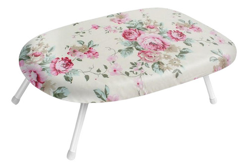 Tábua De Passar Roupa De Mesa Multiuso Acessórios De Rosa