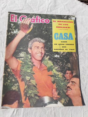 Revista El Grafico N° 2409 Año 1965 - Artime - Emiliozzi