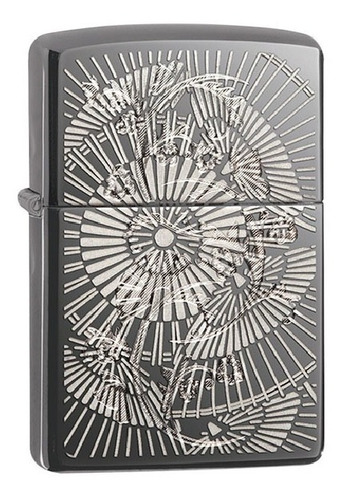 Encendedor Zippo Diseño Floral Asiatico