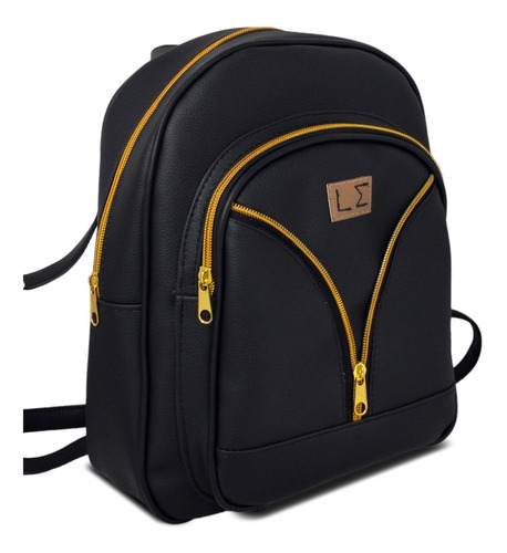 Imagen 5 de 7 de Bolso De Dama Tipo Morral Semicuero