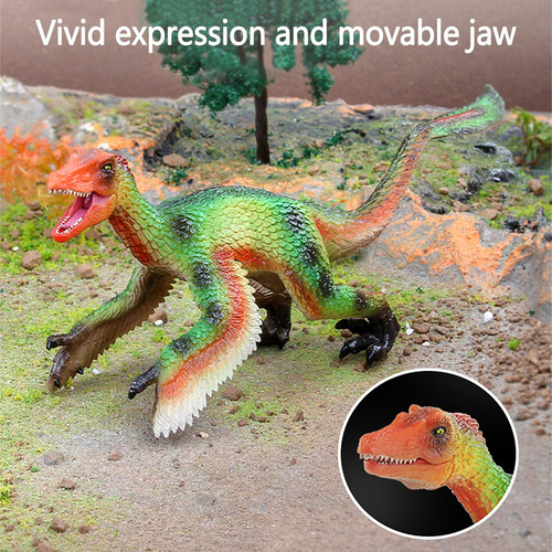 Higo Conmemorativo Sólido Pintado A Mano, Modelo De Dinosaur