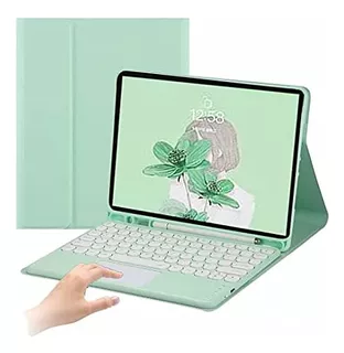 Funda Con Teclado Pboyiqis / Para Lenovo Tab / Green