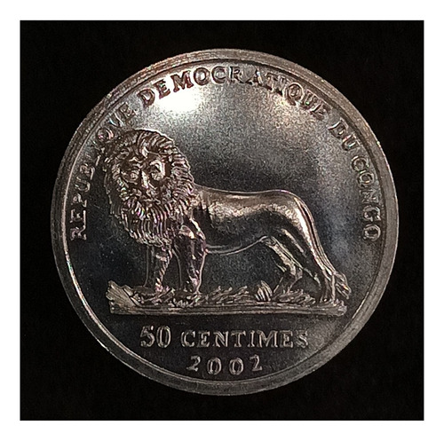 Congo 50 Centimes 2002 Sc Km 123 Verney L. Cameron