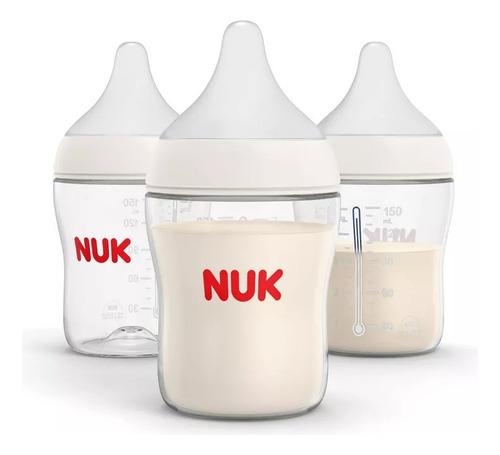 Nuk Perfect Match Botella De Flujo Lento (150 Ml) Paq. 3