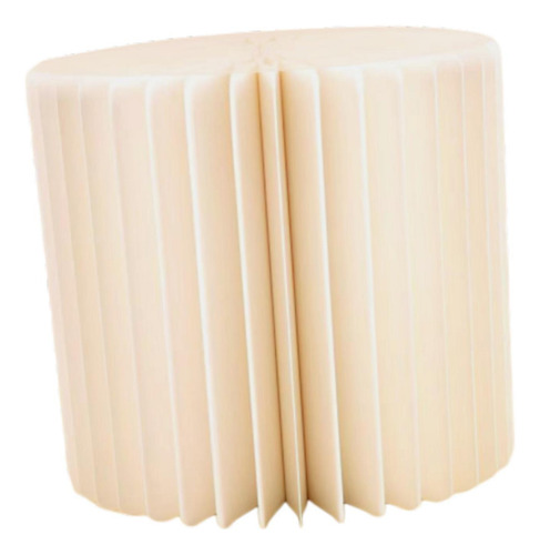 Pedestal Cilíndrico Con Columnas De Papel, 40cm X 40cm
