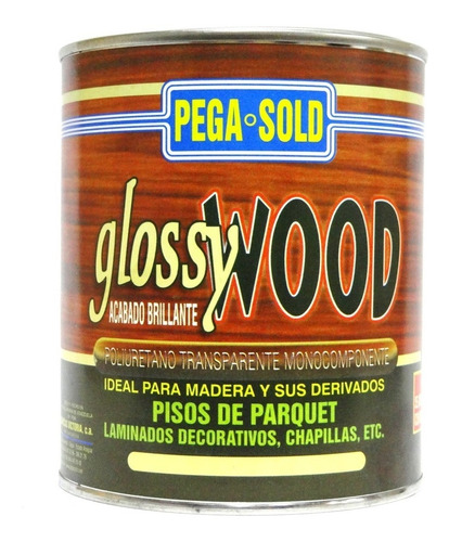 Poliuretano Parquet Glossy Wood Pega Sold 1/4