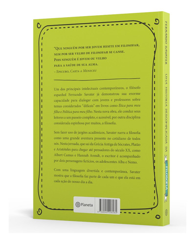 Uma história descomplicada da filosofia, de Savater, Fernando. Editorial Editora Planeta do Brasil Ltda., capa mole em português, 2015