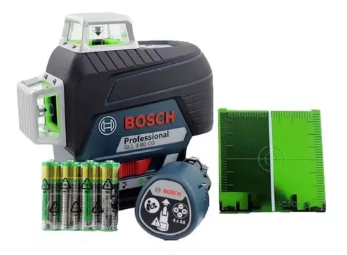 Nivel láser Bosch GLL 3-80 360° 80 metros en maletín