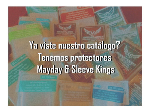 Protectores De Cartas Sleeve Kings 70x100mm - 110 Micas