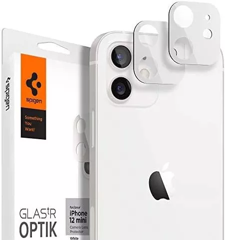 Cámara Trasera Vidrio Spigen Para iPhone 12 Mini (2020)