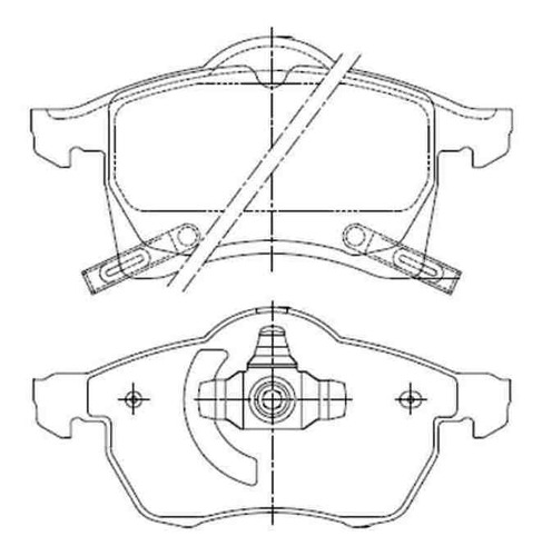 Pastilla De Freno Chevrolet Astra 2.0 16v 03/ Delantera