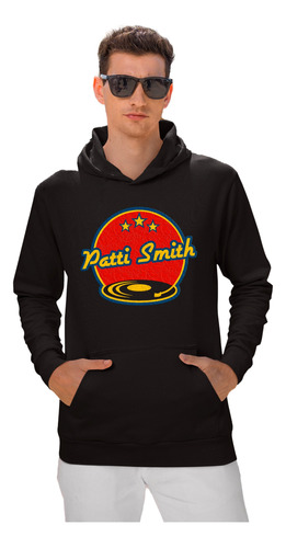 Sudadera Punk Patti Smith Con Estampado Rock Psicodelico