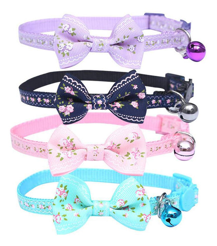 Idolpet Collar De Gato Pequeo Floral Para Gato, De Liberacin