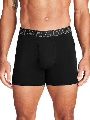 Pack 3 Boxers De Algodón Ua Hombre Negro Under Armour