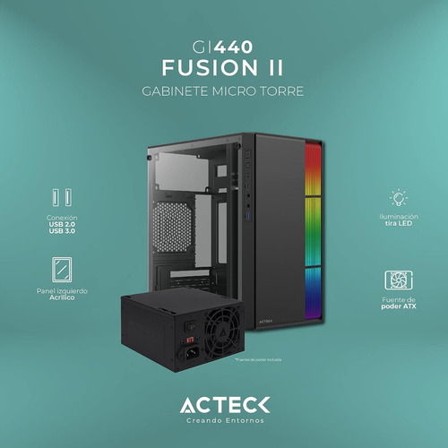 Pc Escritorio Rapida Intel Cpu Ram 8gb Ddr4 240gb Ssd J4125