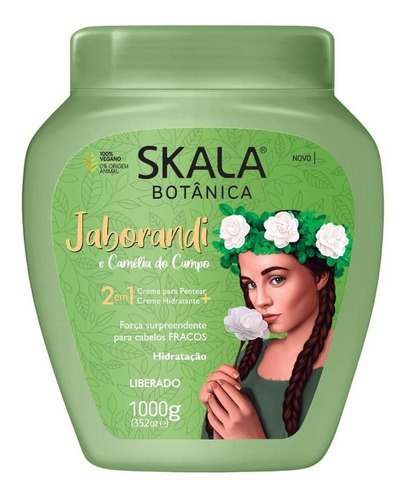 Creme Skala Botânica Jaborandi E Camélia Do Campo 2em1 1 Kg