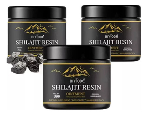 3pcs Resina De Shilajit Natural Pura Orgánica Del Himalaya