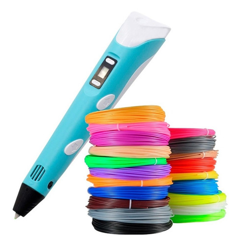 Imagen 3 de 4 de Filamento Para Lápiz 3d Nictom 50mts Repuesto Colores Tl
