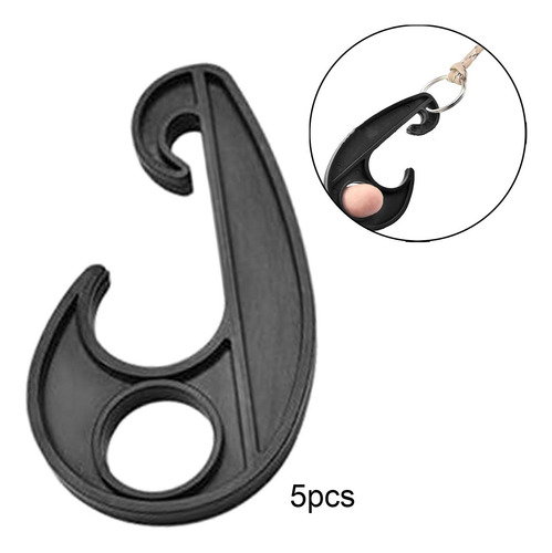 5x Ganchos De Cuerda Elástica Accesorios Ganchos De Cuerda