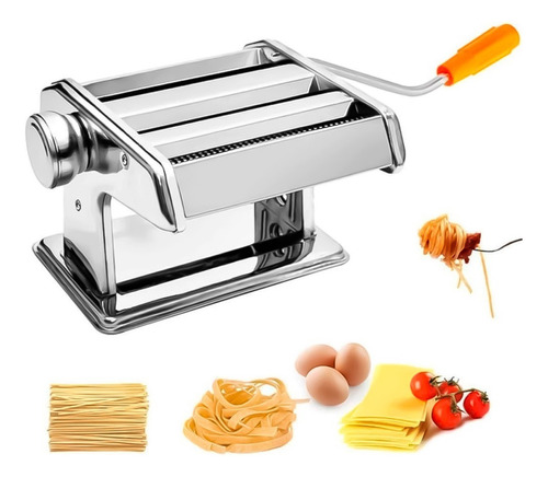 Máquina Para Hacer Pastas Y Fideos Caseros Calidad Plateado