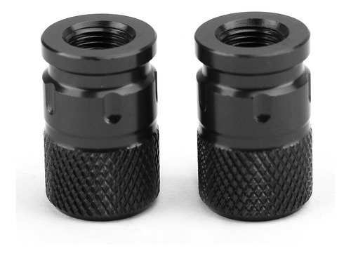 Cnc Aluminum Black Anti-thief Tire Valve Stem Cap For Mo Ccf