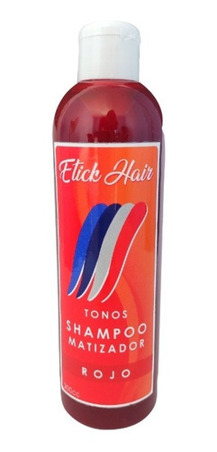 Shampoo Matizador Rojo Etick Hair X 300ml Uso Profesional