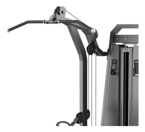 Dual Pull Down / Low Row Wellness Black 110kg - Em240 Preto Preto
