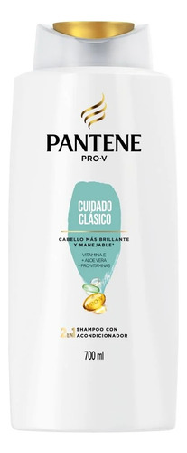  Pantene Shampoo 2 En 1 Cuidado Clasico 700 Ml