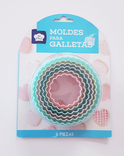 Moldes Galletas Corazón Flores Redondo Reposteria Cortador