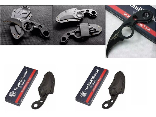 Navaja Tactica Smith & Wesson + Navaja Tarjeta Gratis