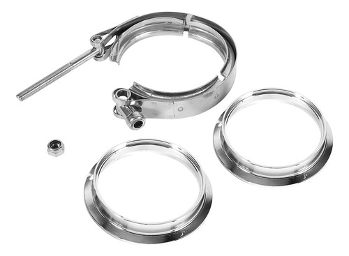 Abrazadera Banda Brida V 3 PuLG Downpipe Escape Turbo Inox