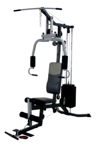 Maquina Gimnasio Multifuncional Corporal Gym Peso Integrado Color de la estructura Gris oscuro Color del tapizado Negro