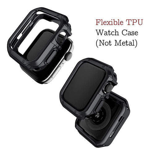Funda Correa + Tpu Parachoques P Para Apple Watch Ultra De 4