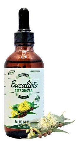 Aceite De Eucalipto Limón Orgánico 120 Ml Ultra Puro