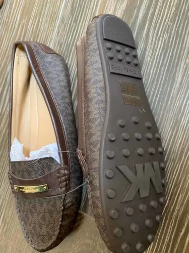 Zapatos Michael Kors Everett Loafer Caf Monogram Cuotas sin