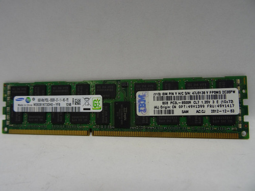 Memória IBM 8GB 4Rx8 DDR3-1066 RDIMM 49Y1417