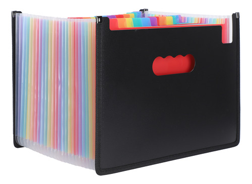 Carpeta Retráctil De Material Escolar Portátil De 24 Capas
