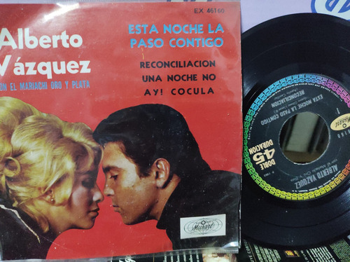 Alberto Vázquez Esta Noche Paso Sencillo,ep,vinilo,7pul