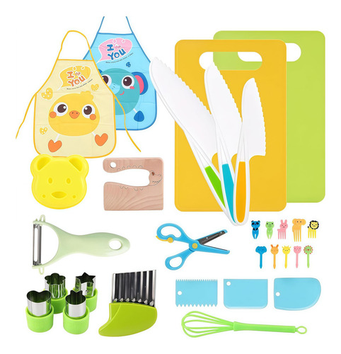 Da 30 Piezas De Herramientas De Cocina Montessori For Niños,
