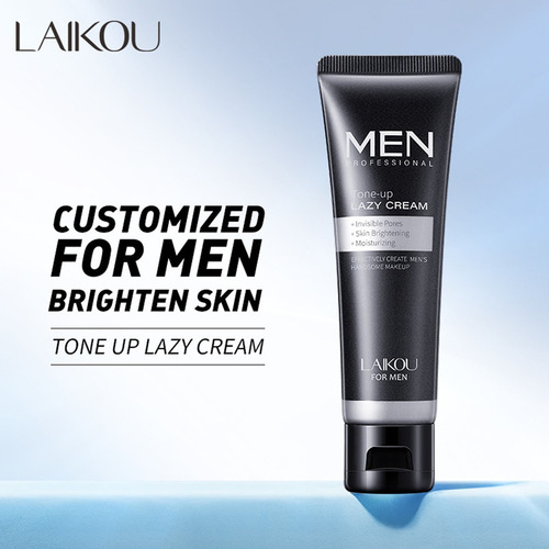 Crema De Maquillaje Lazy Para Hombre, 50 G, Reduce El Brillo