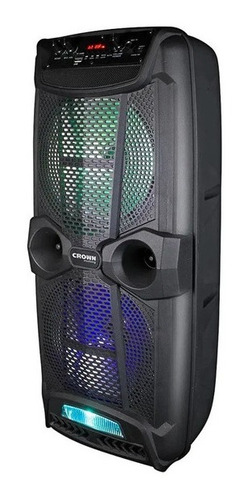 Crown Mustang Cmb812bt Parlante Bluetooth Fiesta Luz Led