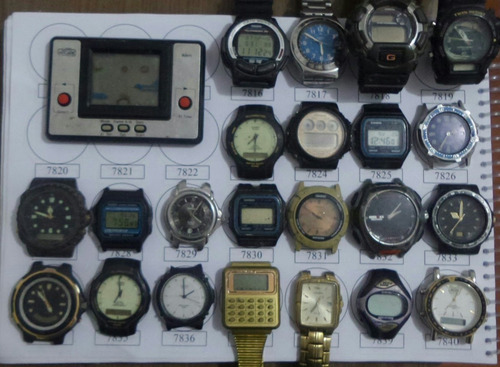 Lote 28 Sucatas Casio E Outros- Máquina Do Tempo