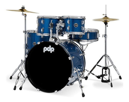 Centerstage Color Royal Blue Sparkle Pdce2215k 5 unidades de bateria