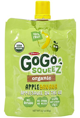 Gogo Squeez Orgánica Puré De Manzana - Apple Plátano - 3.2 O