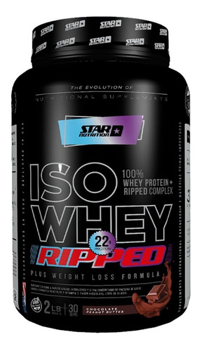 Iso Whey Ripped Evolution Star Nutrition 1kg Prote Quemador
