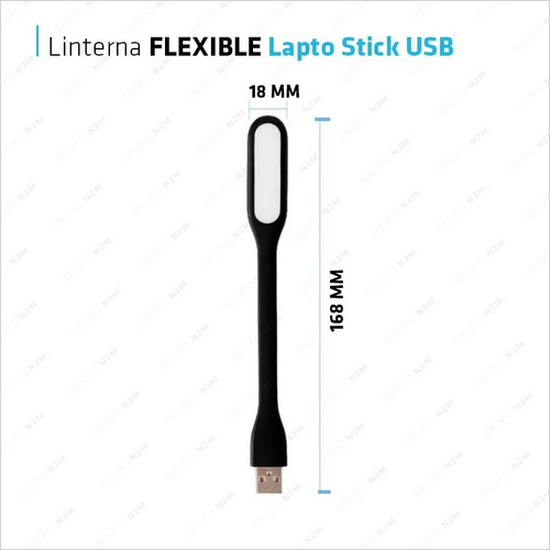 Imagen 5 de 10 de Luz Led Lampara Portatil Ultra Flexible Linterna Usb