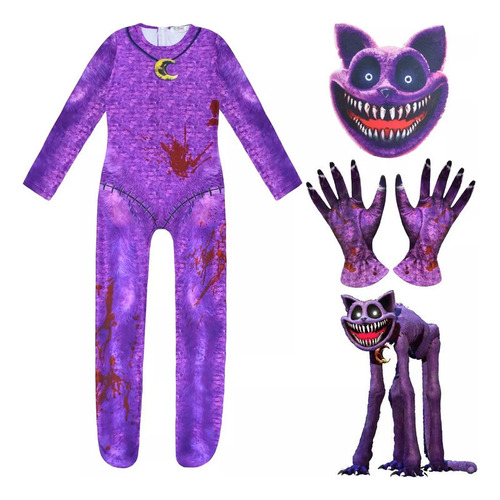 Poppy Playtime3 Animales Sonrientes Catnap Cosplay