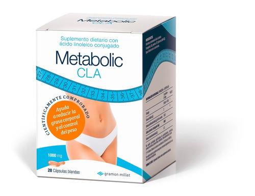 Metabolic Cla Suplemento Dietario 28 Capsulas