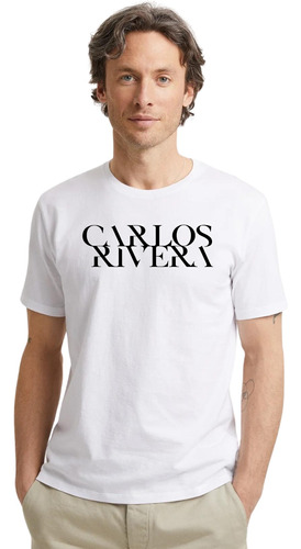 Remera Carlos Rivera - Algodón - Unisex - Diseño Estampado 